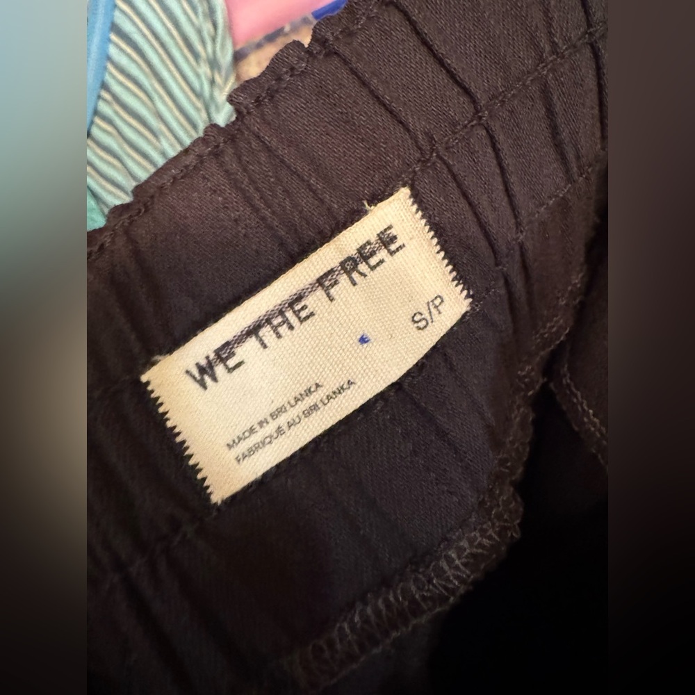 NWOT Free People We The Free Breezy Denim Pull-On Jeans - black - Small - Picture 10 of 10